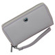 Zip Around Purse RFID Protection Mala Leather Tabitha 3276 Gray: Front