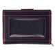 Waller Purse with RFID Protection Tabitha by Mala Leather 3188 Black : ID/Pass Window