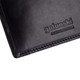 Golinski Card Wallet 5-551 Black/Blue :  Logo