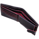 Golunski 5-550 Leather Tabbed Wallet with Colour Detail Black/Red : Lining