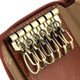 Tumble and Hide Italian Leather Kay Case Cognac : Key Hooks