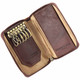 Tumble and Hide Italian Leather Kay Case Brown : Open