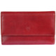 Tumble and Hide Large Italian Leather Purse 1260 Red : Front