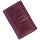 Tumble and Hide Large Italian Leather Purse 1260 Plum : Tab