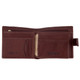 Tumble & Hide Italian Leather Wallet with Coin Pocket 2014 Brown : Open 2