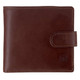 Tumble & Hide Italian Leather Wallet with Coin Pocket 2014 Brown : Front