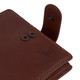 Tumble & Hide Italian Leather Wallet with Coin Pocket 2014 Brown : Tab Fastener