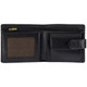 Tumble & Hide Italian Leather Wallet with Coin Pocket 2014 Black : Open