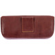 Tumble & Hide Italian Leather Glasses Case 4303 THV Brown :  Back