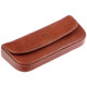 Tumble & Hide Italian Leather Glasses Case 4303 THV Cognac : Angle