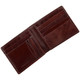 Mala Leather Toro Collection Slim Wallet 168 Brown :  Open 3