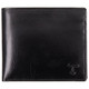 Mala Leather Toro Collection Slim Wallet 168 Black :  Front