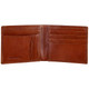 Mala Leather Toro Collection Slim Wallet 168 Tan :  Open