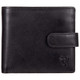 Mala Leather Tab Wallet Toro Collection 169 Black : Front