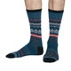 Thought Bamboo Socks for Men. SPM576 'Reginald' Fair Isle : Denim 2