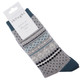 Thought Bamboo Socks for Men. SPM576 'Reginald' Fair Isle : Mid Grey Pair