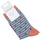 Thought Women's Bamboo Socks SPW482 Hope Spots: Sea Blue Pair