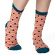 Thought Women's Bamboo Socks SPW482 Hope Spots: Apricot 2