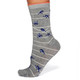 Thought Women's Bamboo Socks SPW592 Vivian Birds: Grey Marle 1