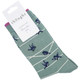 Thought Women's Bamboo Socks SPW592 Vivian Birds: Duck Egg Blue Pair