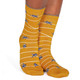 Thought Women's Bamboo Socks SPW592 Vivian Birds: Sunflower Yellow 2