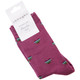 Thought Women's Bamboo Socks SPW694 Cretia Heart: Violet Pink. 1 folded pair with tag 