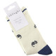 Thought Women's Bamboo Socks SPW692 Lula Cat: Cream.  1 folded pair with tag 