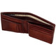 Mala Leather Toro Collection ML Toro 171 Brown : Shown open with note compartment lining