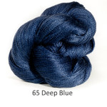 65 Deep Blue  20/2 Spun Silk yarn by Sanjo Silk 65 Deep Blue  20/2 Spun Silk yarn by Sanjo Silk