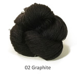 01 Graphite 20/2 Uneven Spun Silk by Sanjo Silk 01 Graphite 20/2 Uneven Spun Silk by Sanjo Silk