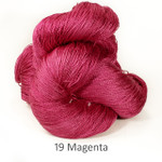 19 Magenta   30/2 Spun Silk by Sanjo Silk  19 Magenta   30/2 Spun Silk by Sanjo Silk