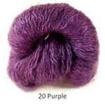 Aurora Scarf mohair knit kit by Sanjo Silk Aurora Scarf mohair knit kit by Sanjo Silk