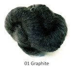 Aurora Scarf mohair knit kit by Sanjo Silk Aurora Scarf mohair knit kit by Sanjo Silk