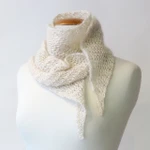 Aurora Scarf mohair knit kit by Sanjo Silk