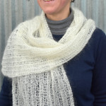 Mohair Silk Scarf Knit Kit by Sanjo Silk