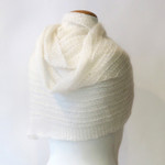 Mohair Silk Scarf Knit Kit by Sanjo Silk