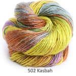 Handpainted 2.5/1 Singles Silk Yarn by Sanjo Silk Handpainted 2.5/1 Singles Silk Yarn by Sanjo Silk