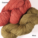 100% Eri Silk 2-Ply 20/2 in Dyed Colours by Sanjo Silk