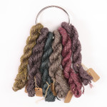 Peduncle Silk Fibre Dyed Sample Kit by Sanjo Silk