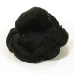 Jet Black  30/2 Silk Yarn by Sanjo Silk Jet Black  30/2 Silk Yarn by Sanjo Silk