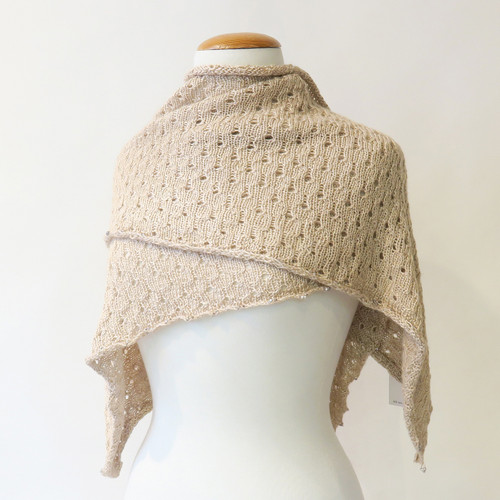 Rain Shawl Knit Kit by Sanjo Silk
