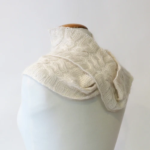 Cable Cowl Knit Kit by Sanjo Silk