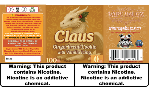 Dragon  "Claus":  Warm Ginger Bread Cookie **Seasonal**