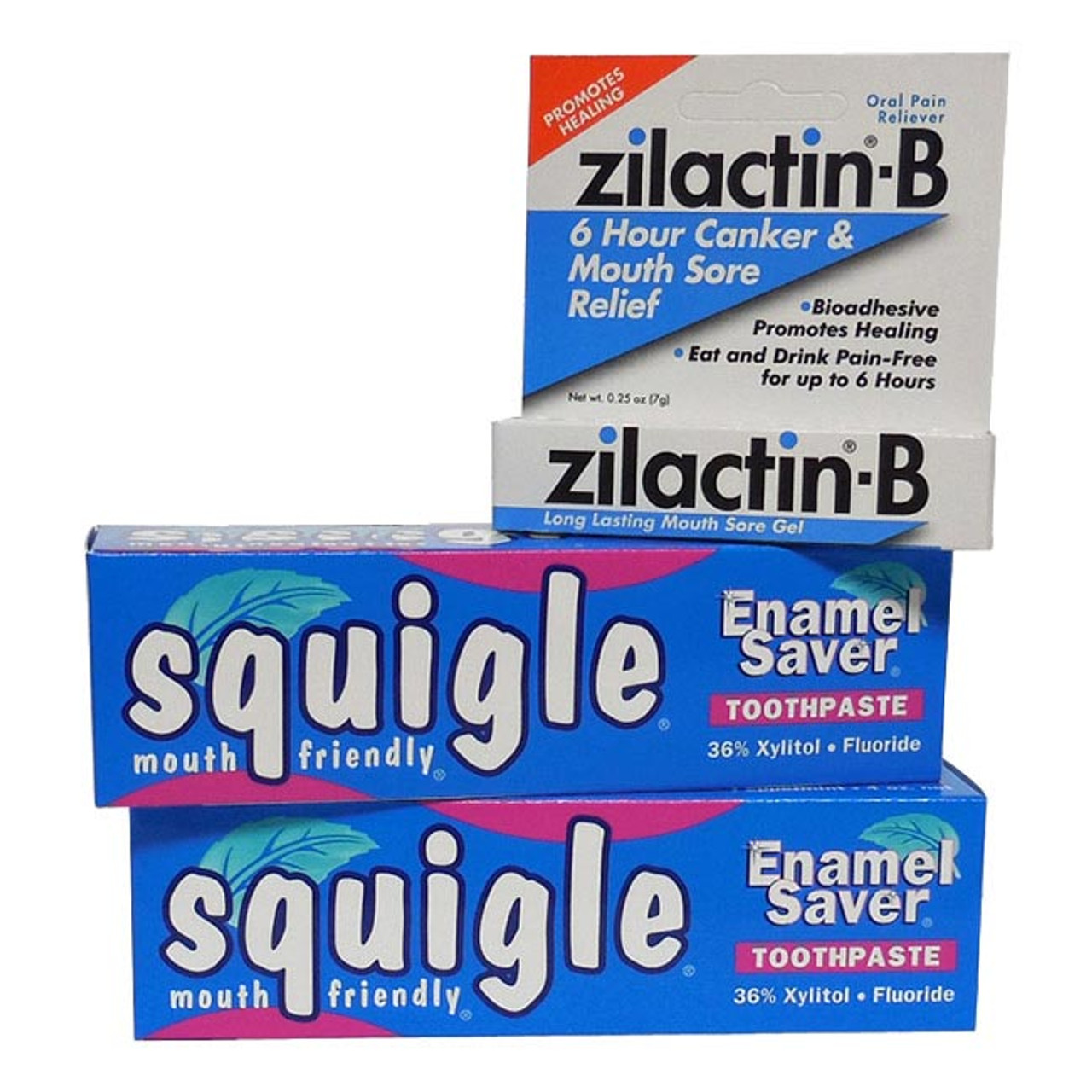 Squigle Enamel Saver Toothpaste with Xylitol and FLUORIDE - 4 oz tubes -  Made in the USA