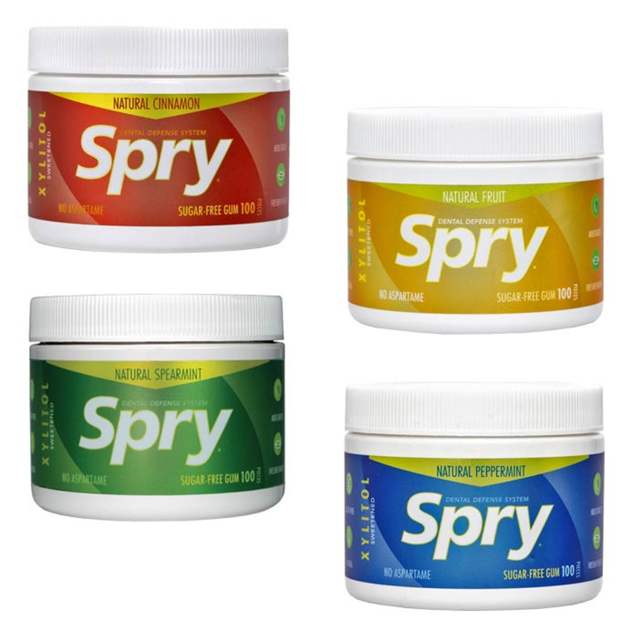  Spry Fresh Natural Xylitol Chewing Gum Dental Defense