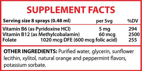 Dr. Spray's Folate+ Spray - 13.5ml - Made in the USA