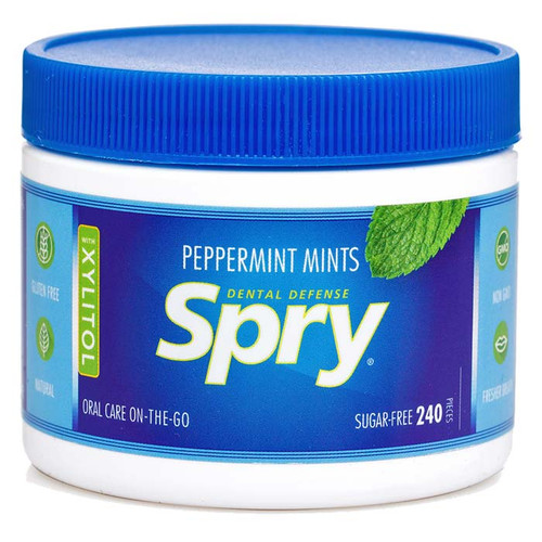 Spry Xylitol Mints - 240 pc jar