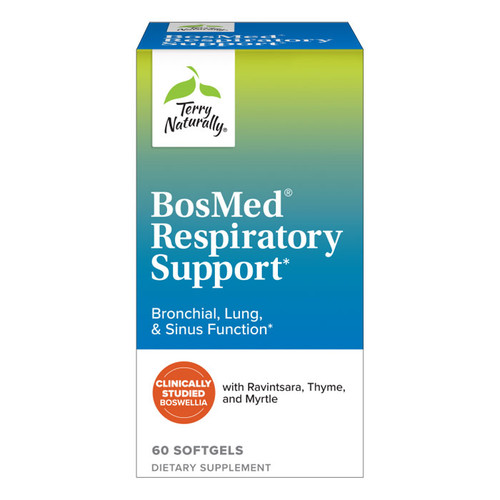 Terry Naturally BosMed Respiratory Support - 60 capsule bottle