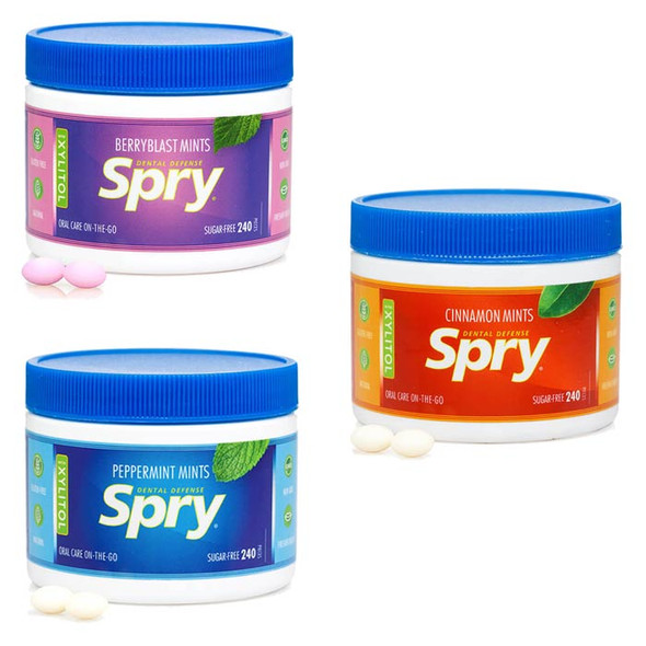 Spry Xylitol Mints - 240 pc jar