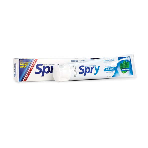 Spry Xylitol Toothpaste - Peppermint - 5 oz tube